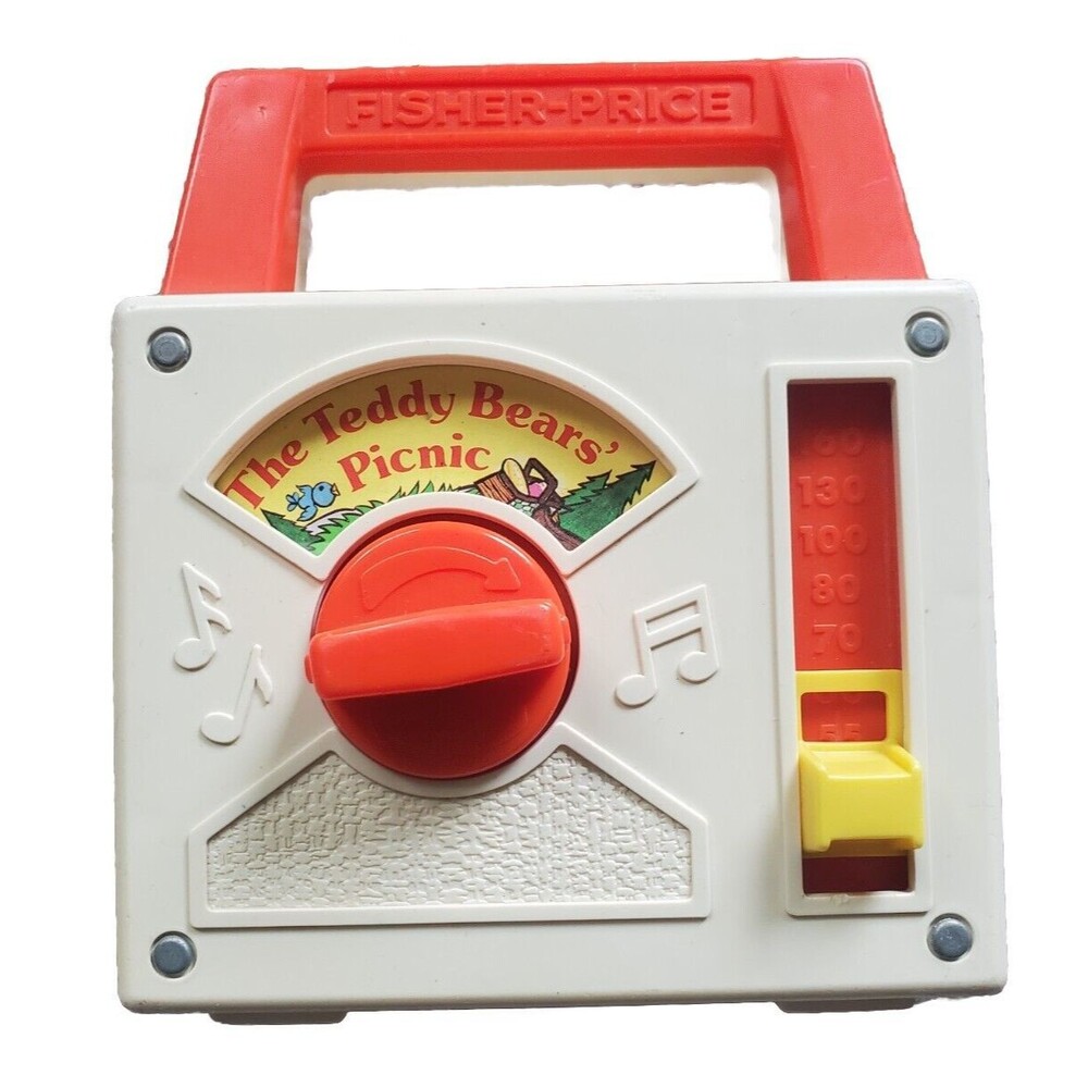 Fisher-Price Red and White Teddy Bear's Picnic Toy